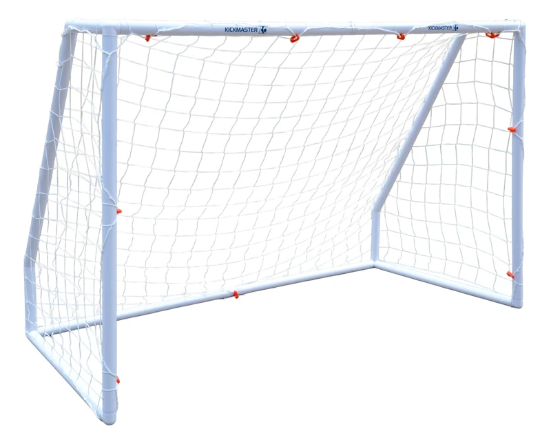 Kickmaster Premium 42mm Football Goal | All Weather UPVC Football Goals | Kids Garden Target Net Posts | Easy Assemble | Perfect for Training, Practice & Play | 4ft x 6ft - Image 1
