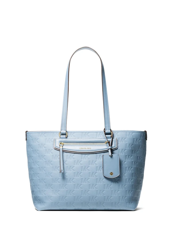 Michael Kors JET SET Medium leather travel tote bag with embossed logo
