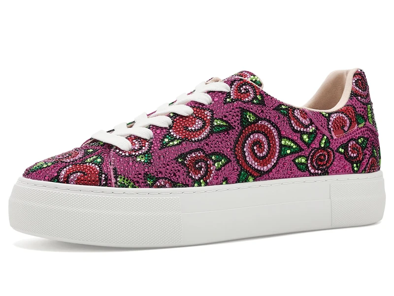 Betsey Johnson Women's Sidny Sneaker, Fuschia Rose, 10 - Image 1