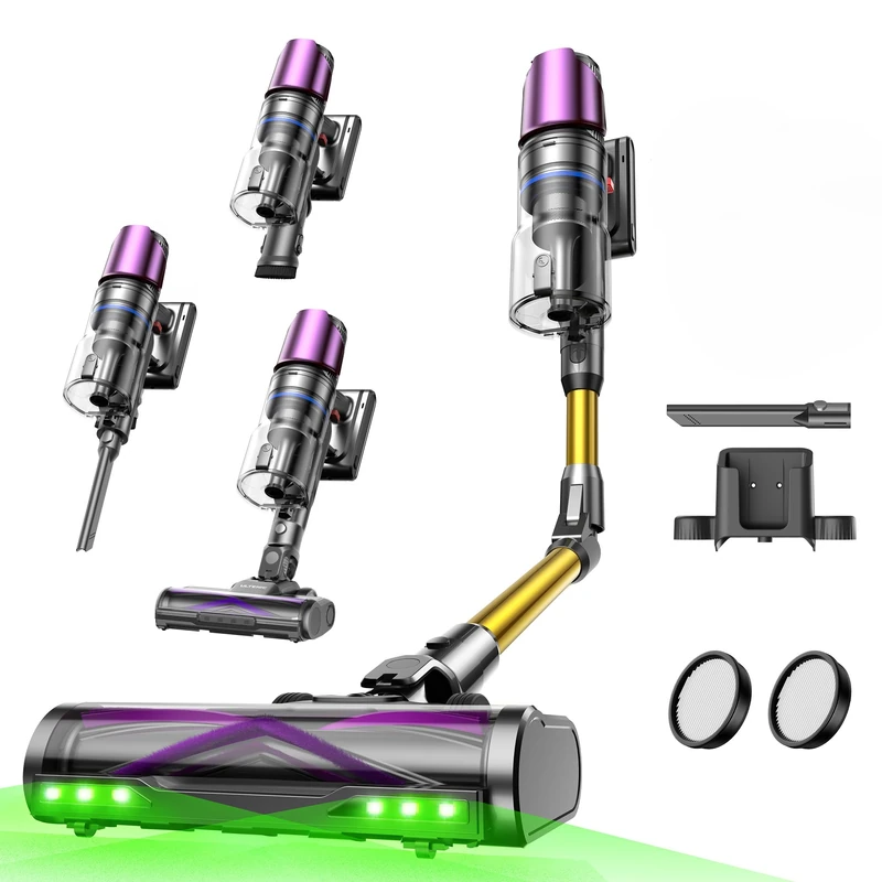 Ultenic Cordless Vacuum Cleaner with Mop, 55KPa Powerful Suction Hoover for Home Pet Hair, 60Mins Long Runtime Stick Vacuum