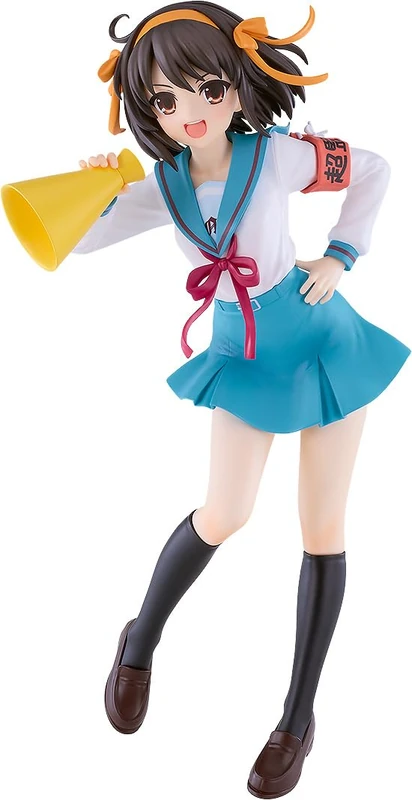 The Melancholy of Haruhi Suzumiya Pop Up Parade PVC Figure Haruhi Suzumiya L Size 22 cm