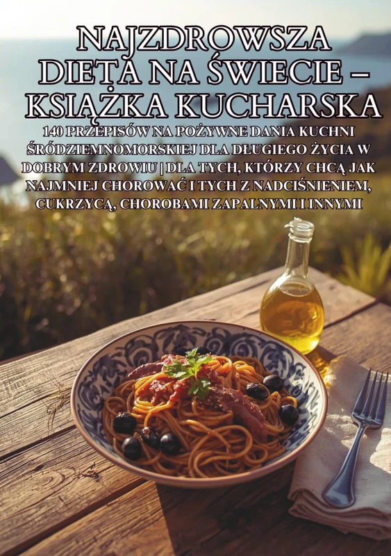 Najzdrowsza dieta na świecie – książka kucharska: 140 przepisów na pożywne dania kuchni śródziemnomorskiej dla długiego życia w dobrym zdrowiu | Dla ... cukrzycą, chorobami zapalnymi i innymi