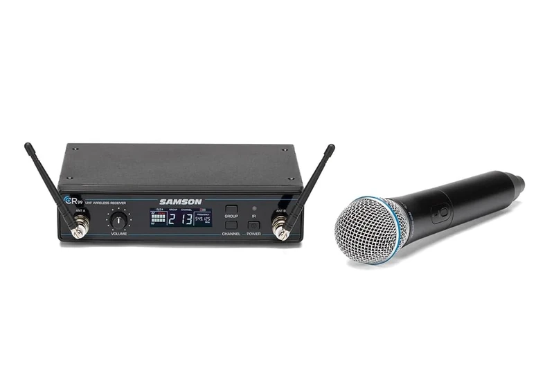 Samson Concert 99 Handheld System W Q8 L Band Uk Wireless System for Professional Audio and Streaming