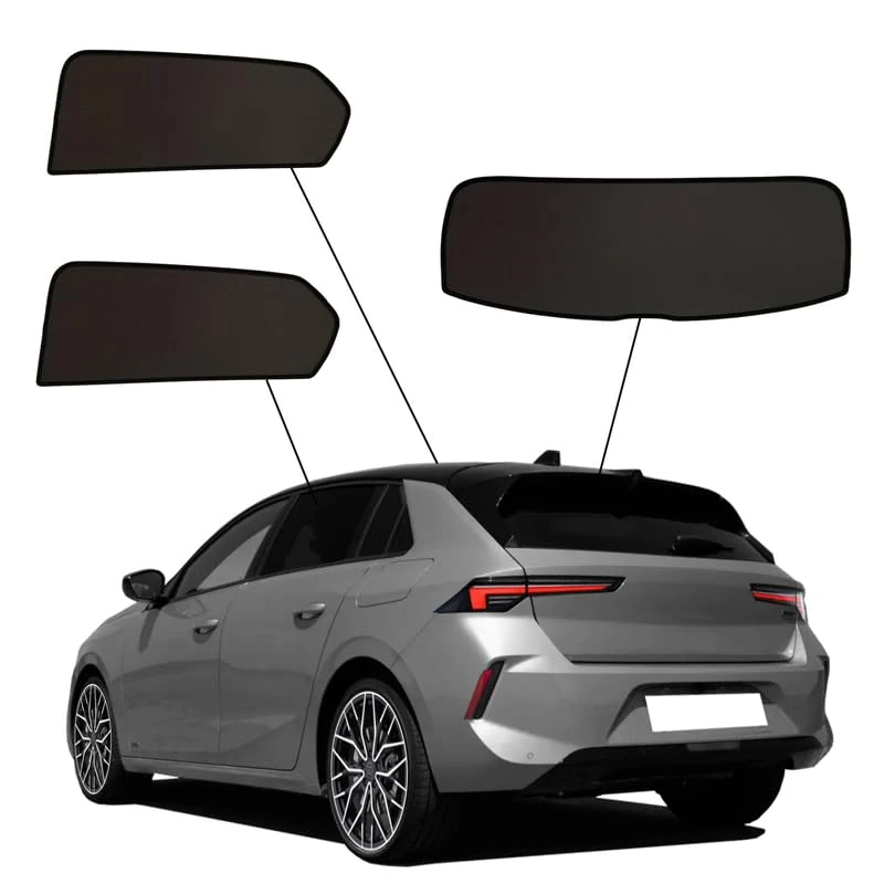 SunClip Privacy & Sun protection compatible with Opel Astra L HB 5-doors 2021-