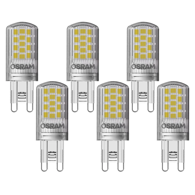 OSRAM LED PIN G9 DIM 4W 827 Clear G9,6-Pack