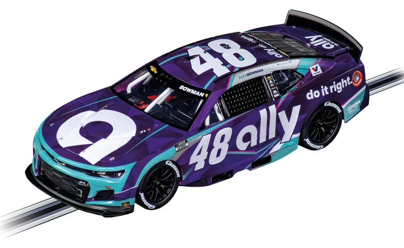 Carrera Digital 132 NASCAR Camaro ZL1 Slot Car - Bowman No.48