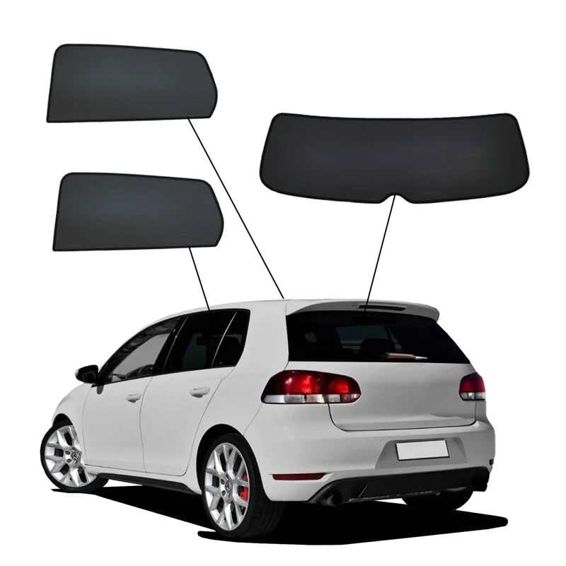 SunClip Privacy & Sun protection compatible with Volkswagen Golf VI HB 5-doors 2008-2012