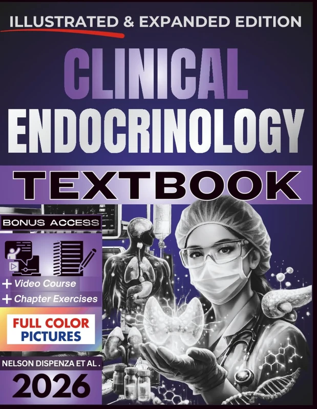 CLINICAL ENDOCRINOLOGY TEXTBOOK: Illustrated and Expanded | Practical, Evidence-Informed Clinical Guide to Diagnostic Reasoning, Hormone Testing, and Definitive Endocrine Management