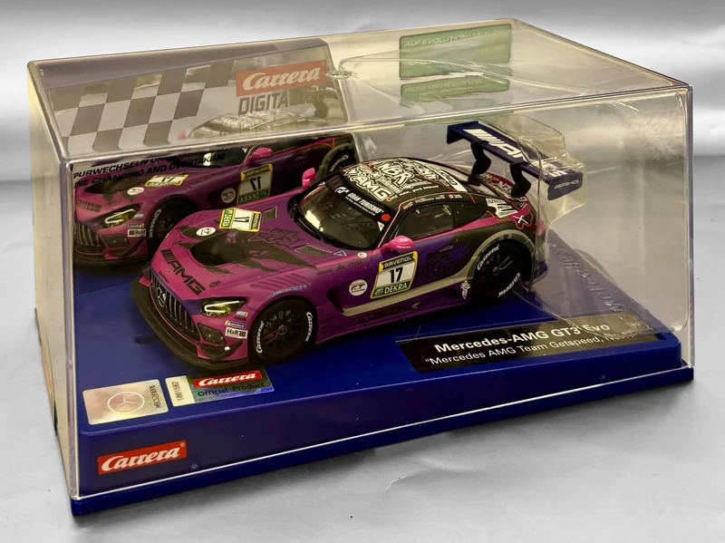 Carrera Digital 132 Mercedes-AMG GT3 Evo "Mercedes-AMG Team Getspeed, No.17" 1:32 Scale Slot Car With Working Front, Rear & Tail Lights Suitable For Ages 8 Years+