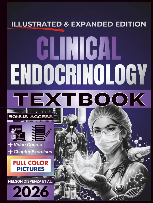CLINICAL ENDOCRINOLOGY TEXTBOOK: Illustrated and Expanded | Practical, Evidence-Informed Clinical Guide to Diagnostic Reasoning, Hormone Testing, and Definitive Endocrine Management