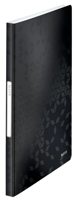 Leitz Wow 46320095 Display Book in A4 Format, Pack of 10, with 40 Transparent Pockets for 80 Sheets, Black, Wow - Image 1