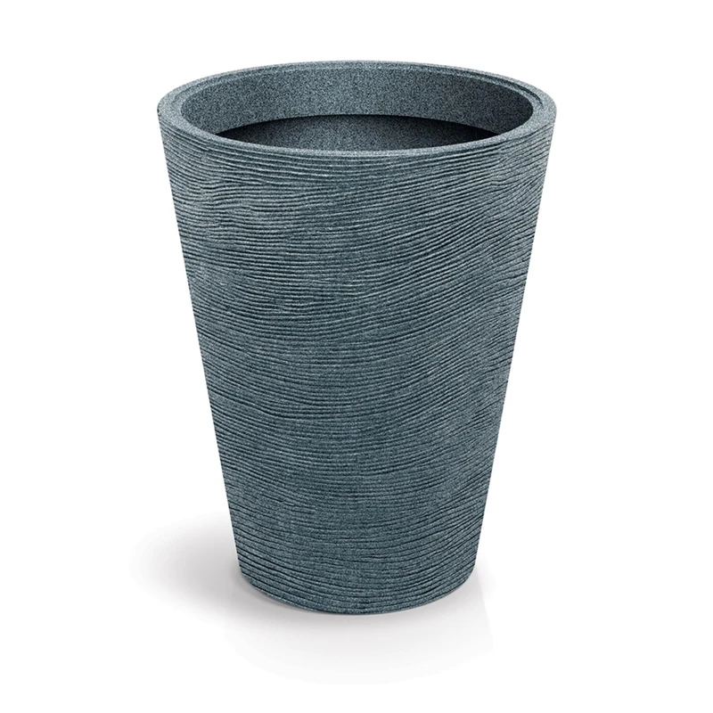 Well Home Rotomolding Pot Tubra Round MIDL Ø48x60 Granite - Image 1