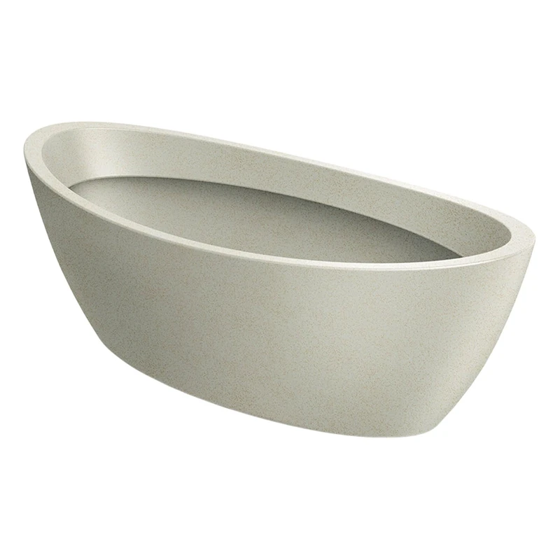 Well Home Rotomolding Planter Aria Oval Sand 60x28x20