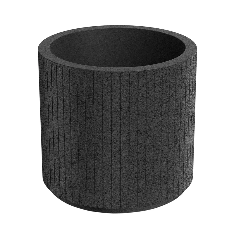 Well Home Rotomolding Pot Coro Round charcoal Ø48x45 - Image 1