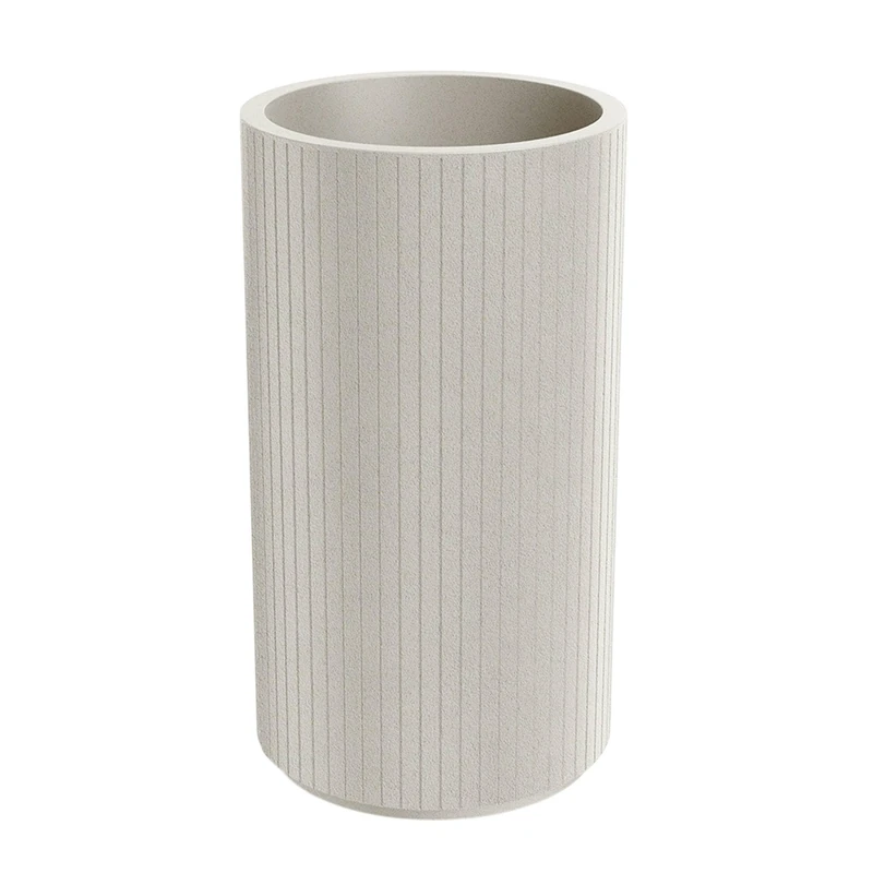 Well Home Rotomolding Pot Coro Round High Sand Ø40x70 - Image 1