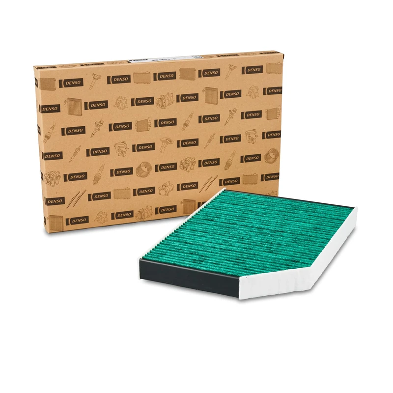 DENSO ClearAir+ Cabin Air Filter (Part Number DCF830A) 5-Layer Filtering with Antibacterial Protection Removes up to 99% of All Bacteria and Viruses