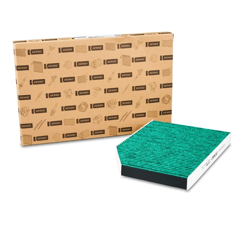 DENSO ClearAir+ Cabin Air Filter (Part Number DCF838A) 5-Layer Filtering with Antibacterial Protection Removes up to 99% of All Bacteria and Viruses