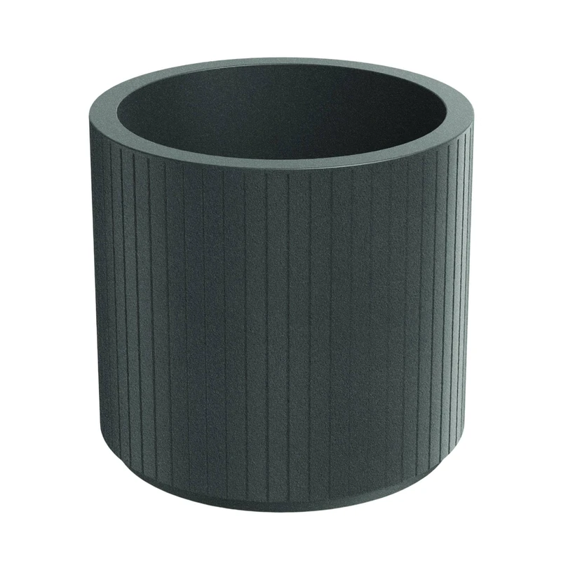 Well Home Rotomolding Pot Coro Round Graphite Ø48x45 - Image 1
