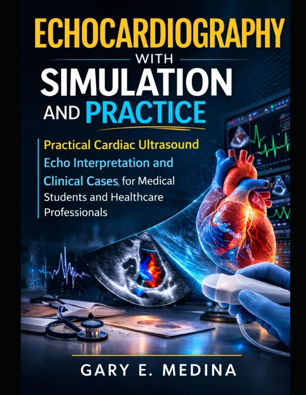 Echocardiography With Simulation and Practice: Practical Cardiac Ultrasound, Echo Interpretation, and Clinical Cases for Medical Students and Healthcare Professionals