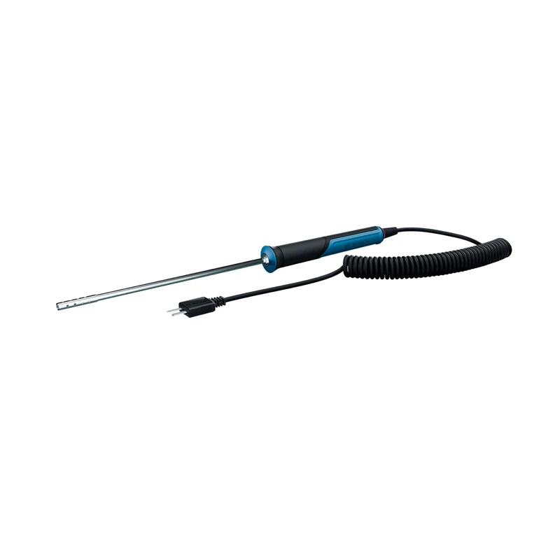 Bosch PRO Temperature Probe (Type K) Air (-40°C to +400°C, 500 mm Cable extendable to 2000 mm, Ergonomic Handle, for Direct Airflow Measurements)