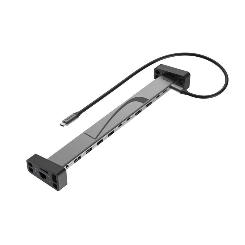 "Connect2Office Work" USB-C Docking Station, Silicone Feet, 12 Ports - Image 1