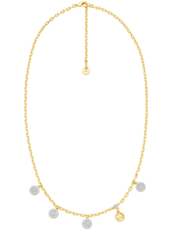 Michael Kors Premium Women's Two Tone Brass Necklace, MKJ8623931