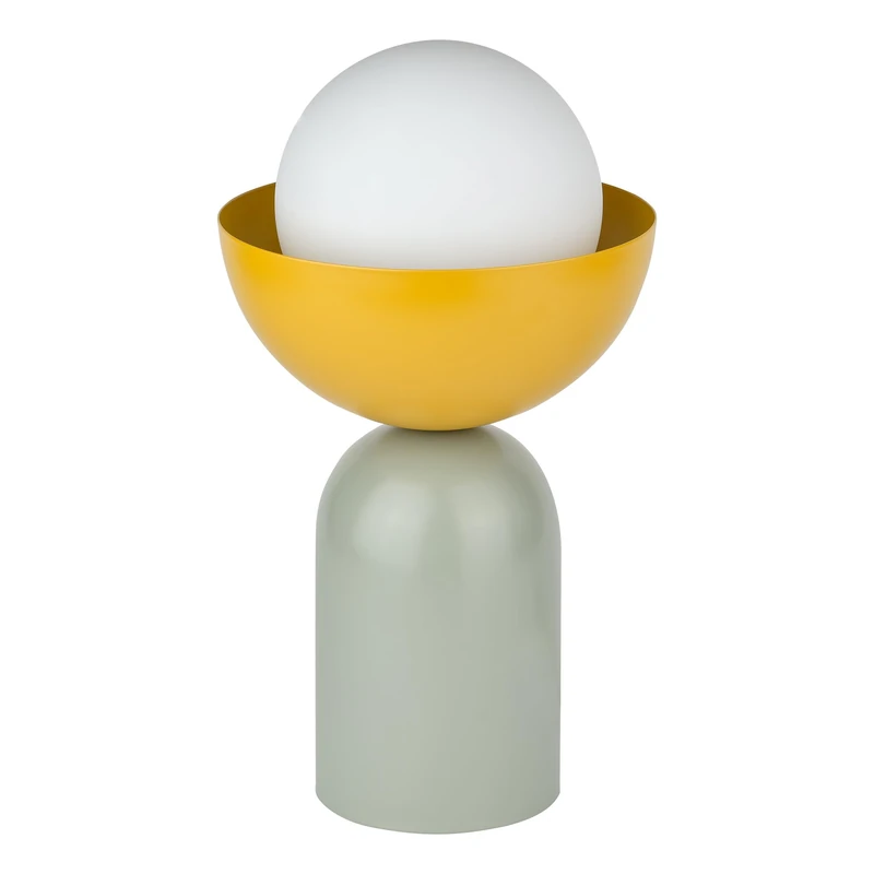 OSRAM Decor Bowl Table lamp E14 Green/Yellow 200mm, Table lamp, Metal, Glass, with Vibrant Colors