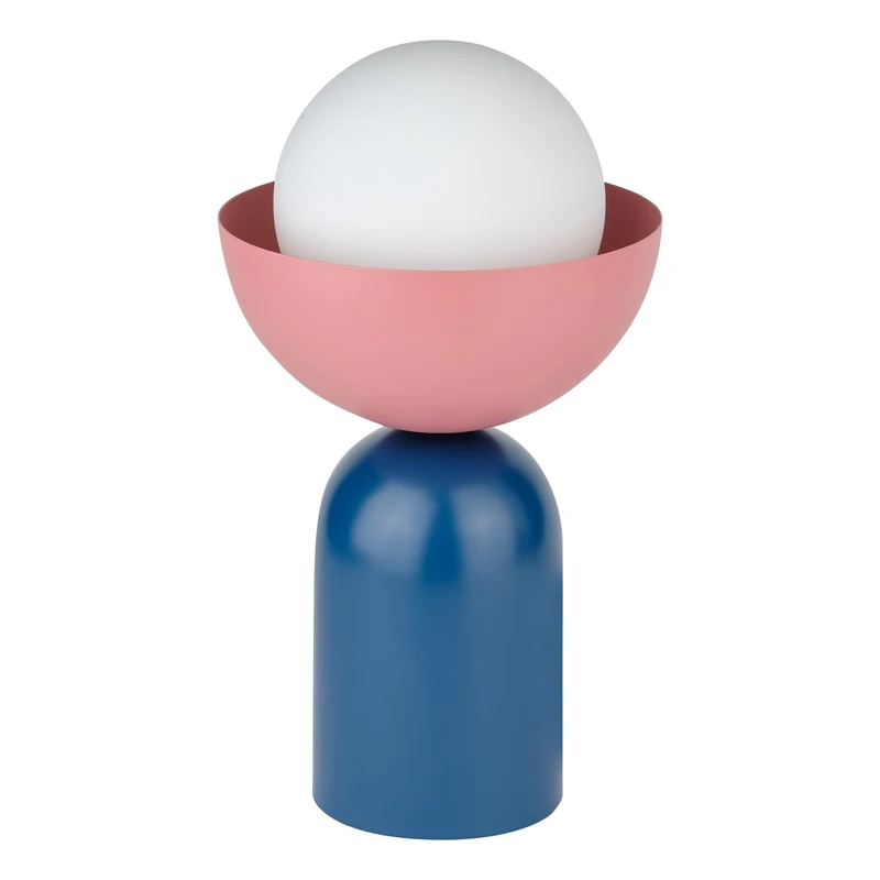 OSRAM Decor Bowl Table lamp E14 Blue/Pink 200mm, Table lamp, Metal, Glass, with Contrasting Color Tones - Image 1