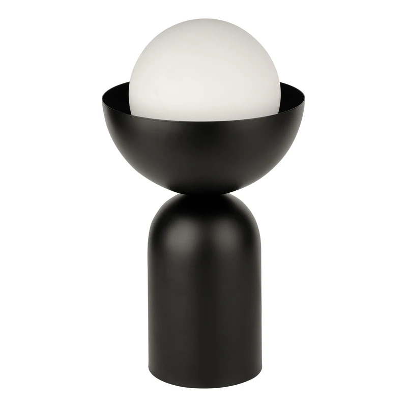 OSRAM Decor Bowl Table lamp E14 Black 200mm, Table lamp, Metal, Glass, for Elegant Room Design