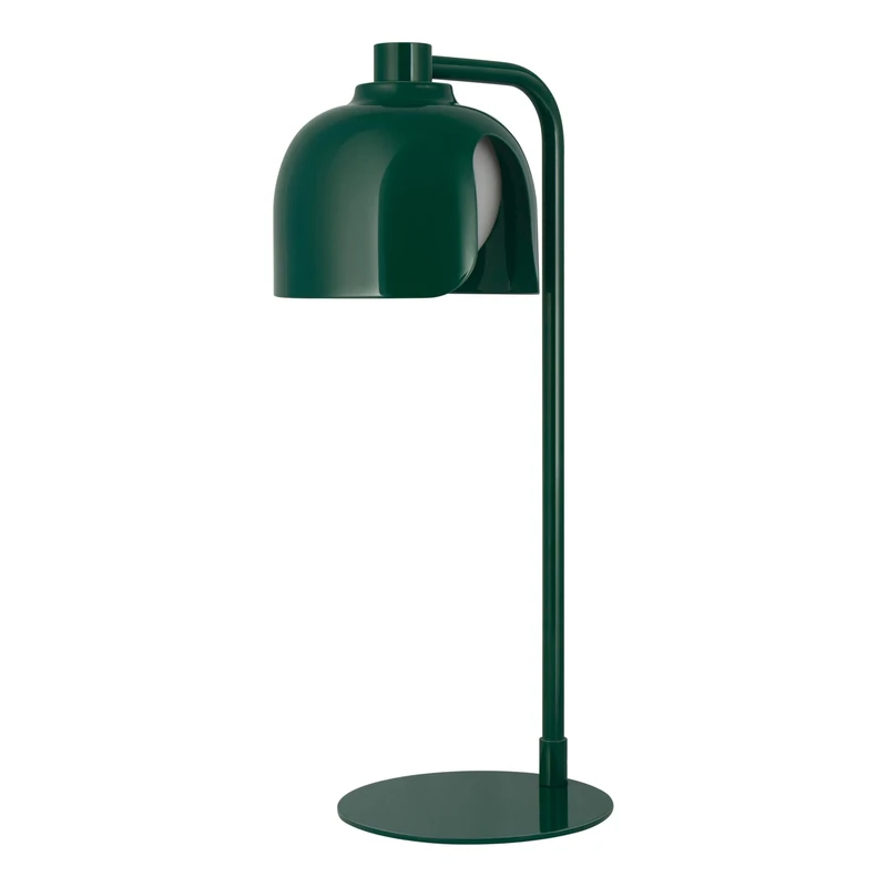 OSRAM Decor Corolle Table lamp, Green Metal & Glass, G9 Version, Textile Cable, Retro Design - Image 1