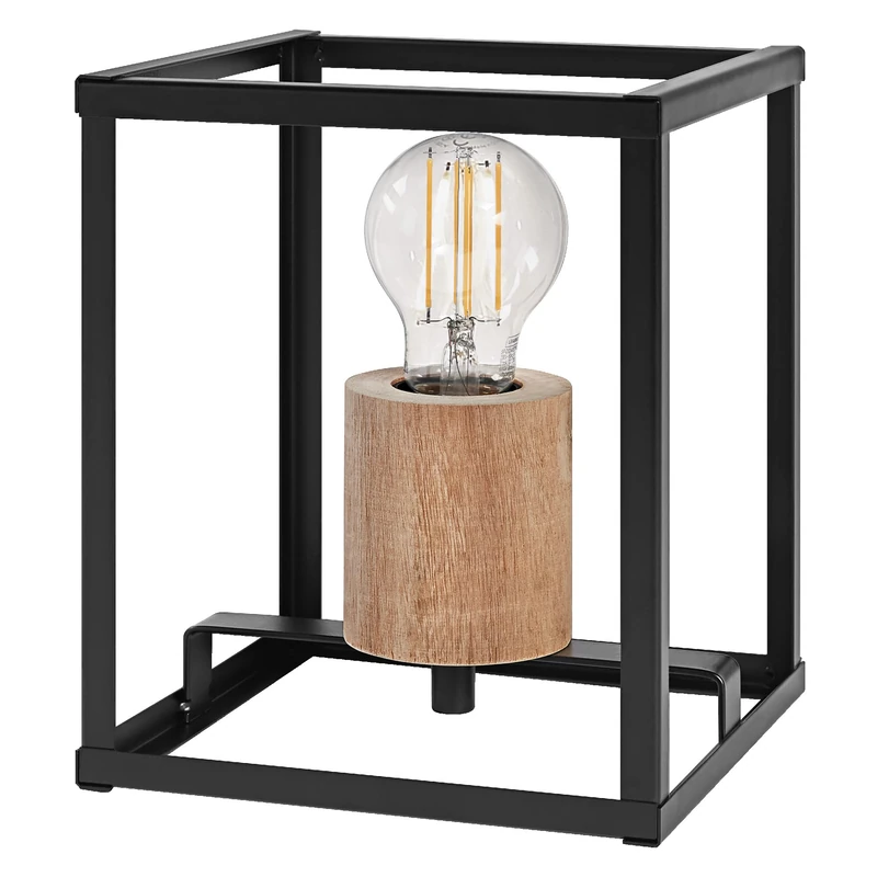 OSRAM Decor Nairobi Table Light, Black, with E27 Base for Easy lamp Replacement, can be Fitted with a Normal or smart lamp, IP20 Protection