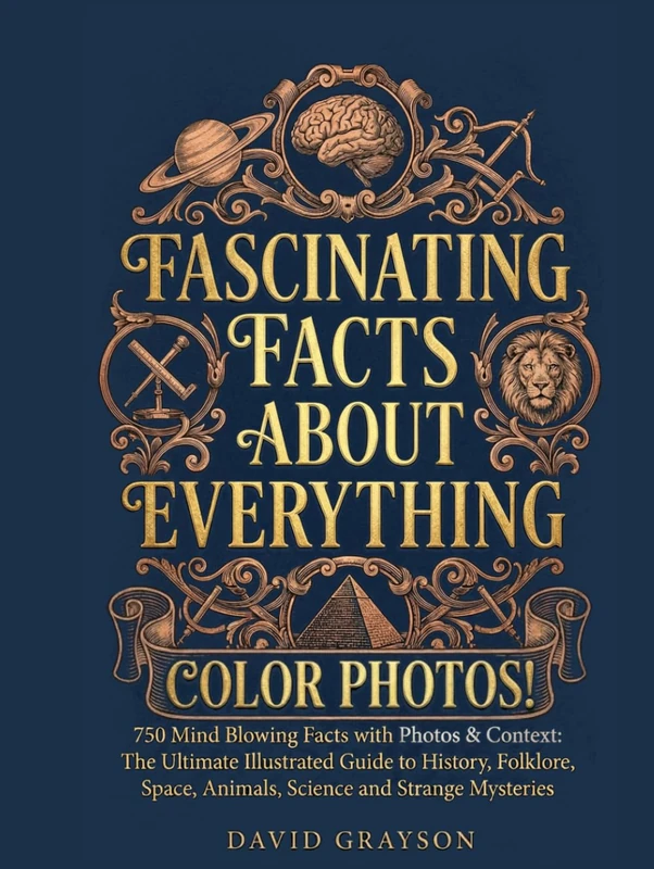 FASCINATING FACTS ABOUT EVERYTHING: 750 Mind Blowing Facts with Photos & Context: The Ultimate Illustrated Guide to History, Folklore, Space, Animals, Science and Strange Mysteries (In Color)