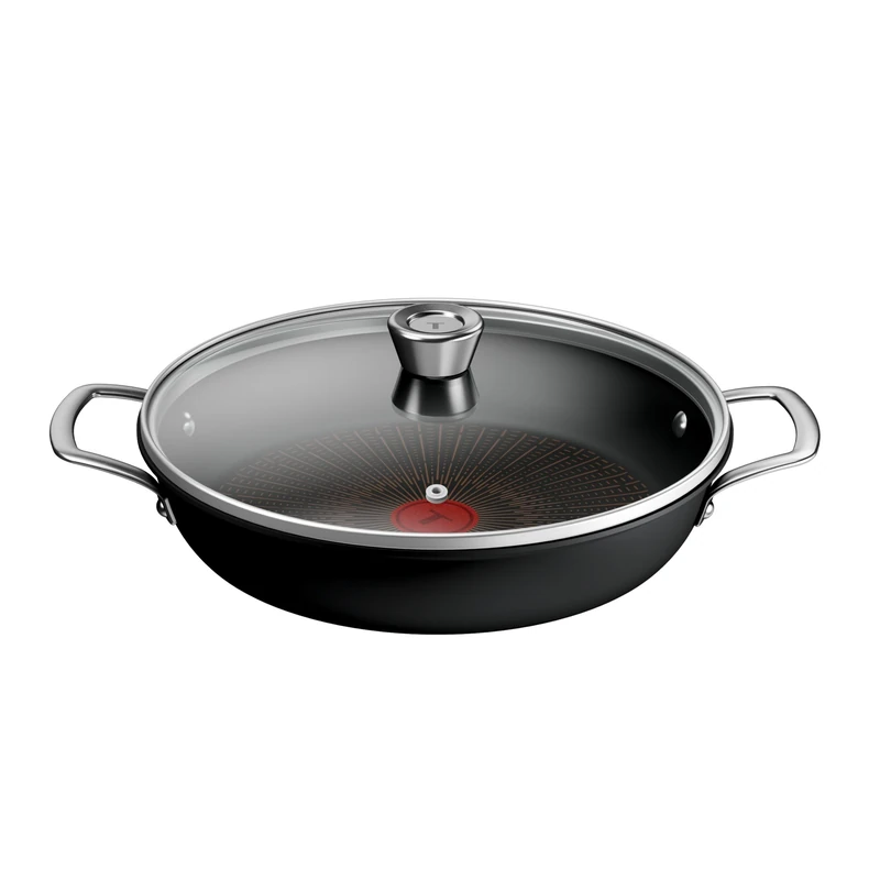 Tefal Explore G3298643 28 cm All-in-One Frying Pan + Lid, FusionCore Non-Stick Coating, Induction, 4-5 People
