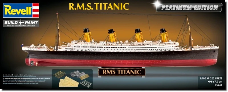 Revell Titanic Platinum Edition 1:400 Scale - Unbuilt/Unpainted Plastic Model Kit