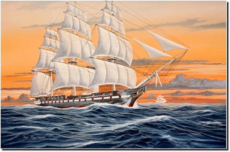 Revell USS Constitution - 250 Years U.S. Navy/Sail 2025 1:96 Scale - Unbuilt/Unpainted Plastic Model Kit