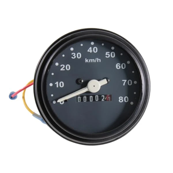 Rms Classic Rms Classic Piaggio Vespa Pk 50 odometer scale 80 kmh 179151 - black frame