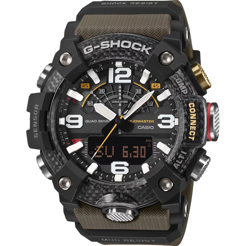 Casio Men's Quartz Analogue-Digital Watch G-Shock Master of G Mudmaster