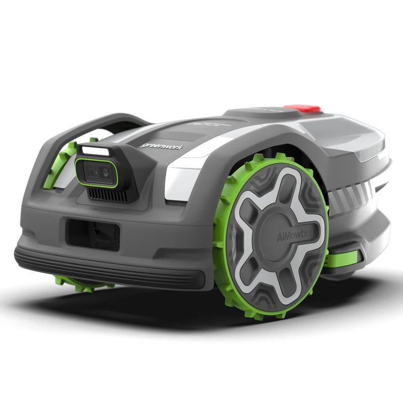 Greenworks AI Mowbot Wire-Free up to 600 m², RTKVision with Route Planning, Ultra-quiet, Auto-Mapping, Cutting Height 20–90 mm,3 Year Guarantee -C6