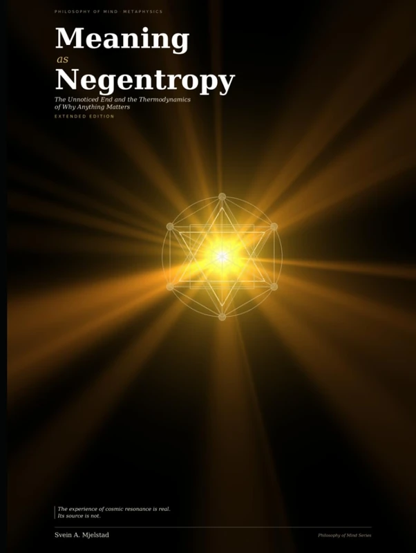 MEANING AS NEGENTROPY: The Unnoticed End: The Thermodynamics of Why Anything Matters