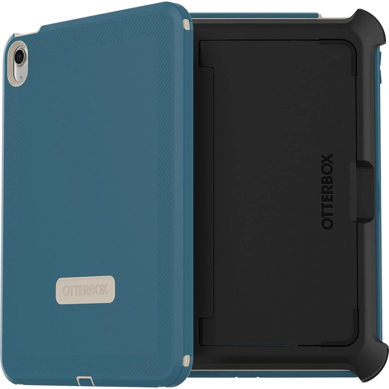 OtterBox Defender Case for iPad 11th gen 2025 (A16), 10th gen 2022, Shockproof, Ultra-Rugged Protective Case with built in Screen Protector, 2x Tested to Military Standard, Blue, Non-Retail Packaging - Image 1