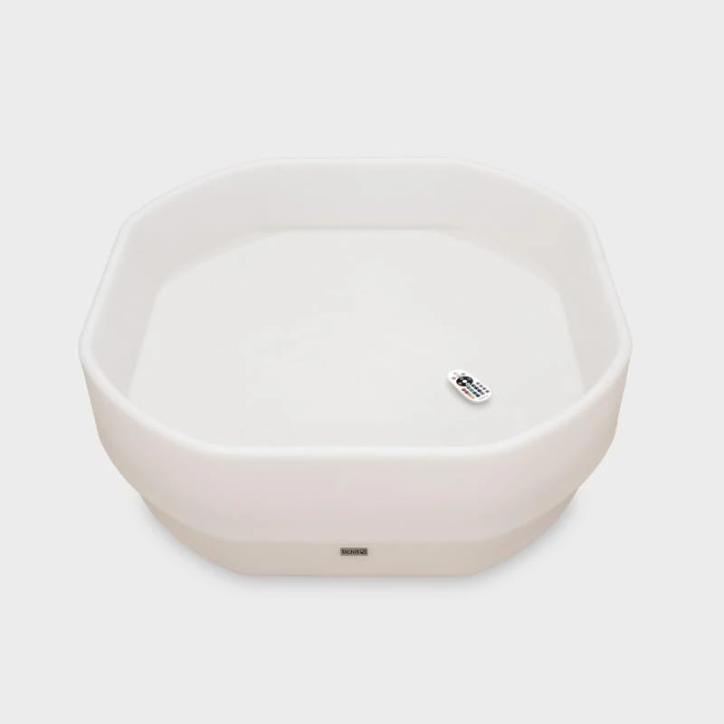 tickit discovery light-up tuff table – colour changing sensory play table with remote control, large illuminated tray for sand, water and sensory activities