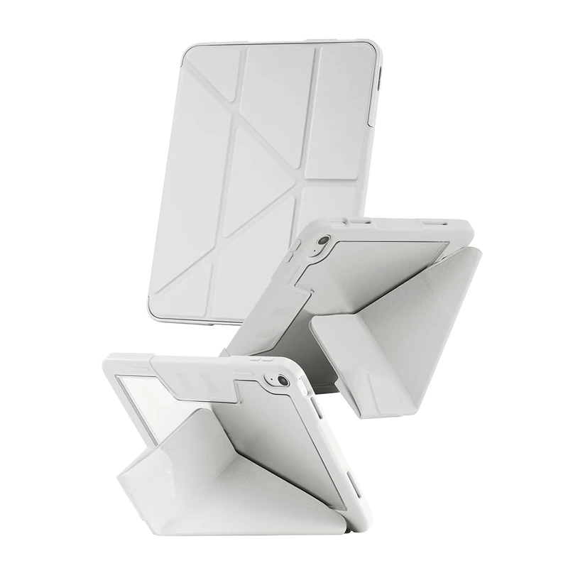 Care™ by PanzerGlass Essential Case Light Grey iPad 11" (2025-2026) - Image 1