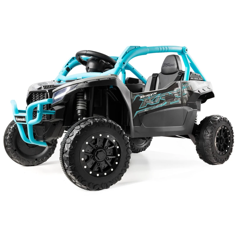 Xootz Kawasaki Teryx KRX 1000 12V Ride- On, Electric Ride-On for Kids with Remote Control, Blue