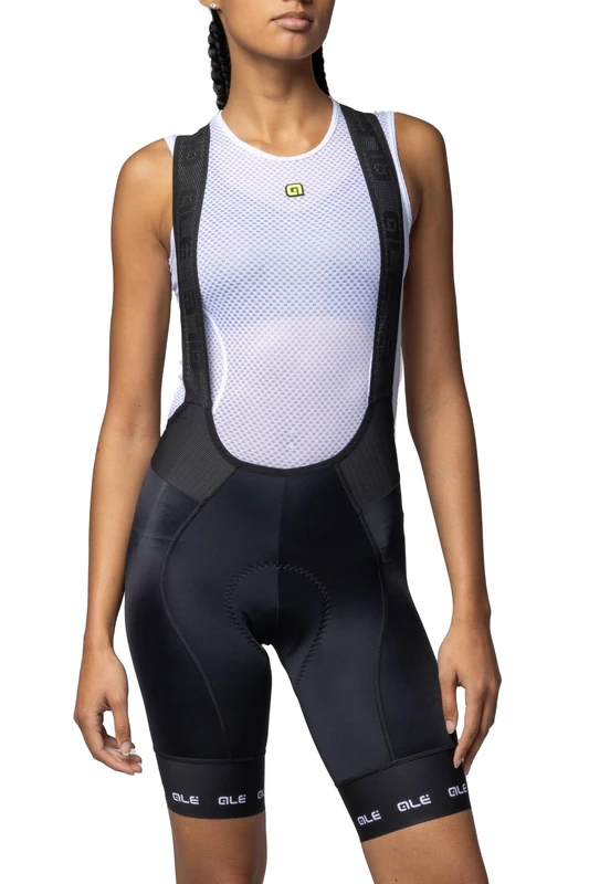 Alé Cycling Women's PR.E Strada 2.0 Bib Shorts, White, L