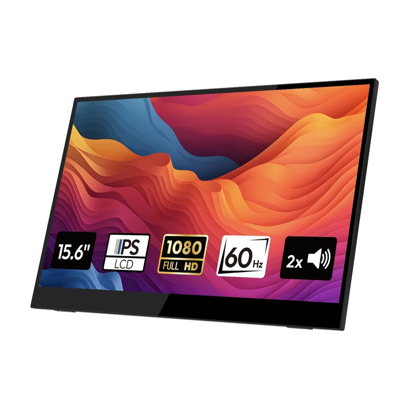 Nomad Touch - 15.6 Inch Portable Touch Screen with USB-C and HDMI | 1080P | Connect to Phones, Laptops, PC, Xbox, PS4/5, GS156B2