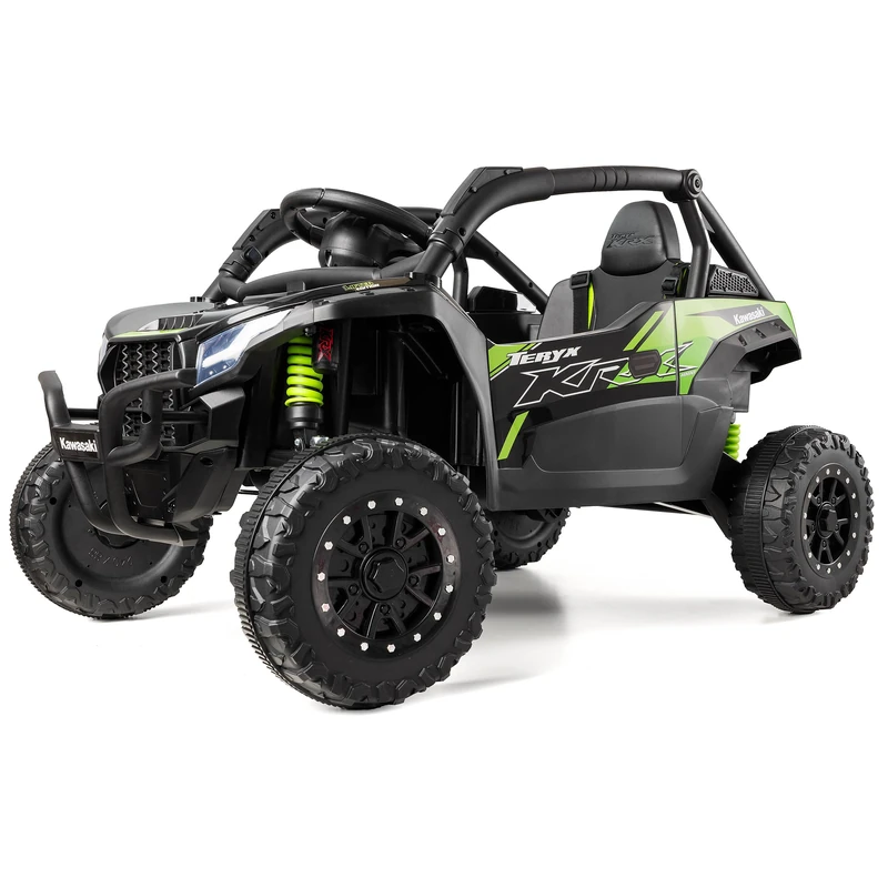 Xootz Kawasaki Teryx KRX 1000 12V Ride- On, Electric Ride-On for Kids with Remote Control, Green