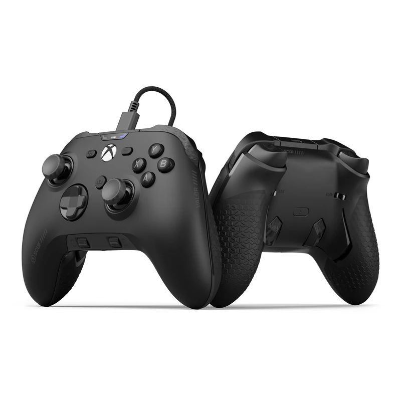 SCUF VALOR Wired Performance Xbox Controller – Customisable Back Paddles, Instant Triggers, Anti-Drift TMR Thumbsticks, Audio Controls, Xbox Series X|S, Xbox One, Windows PC – Black