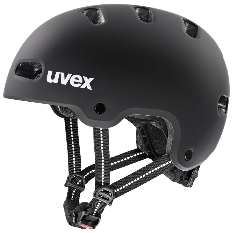 uvex kid 4 bike helmet for kids - black matt/51-55 cm