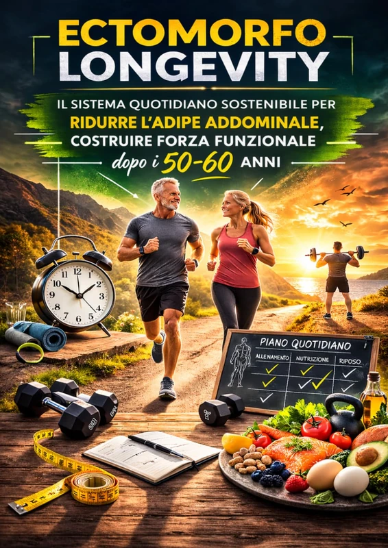ECTOMORFO LONGEVITY: Il Sistema Quotidiano Sostenibile per Ridurre l'Adipe Addominale, Costruire Forza Funzionale dopo i 50-60 Anni - Image 1
