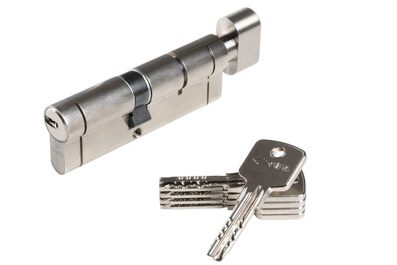 CISA Expert 10 Lock Cylinder with Button L.40 + 50 mm 5 Keys - Image 1